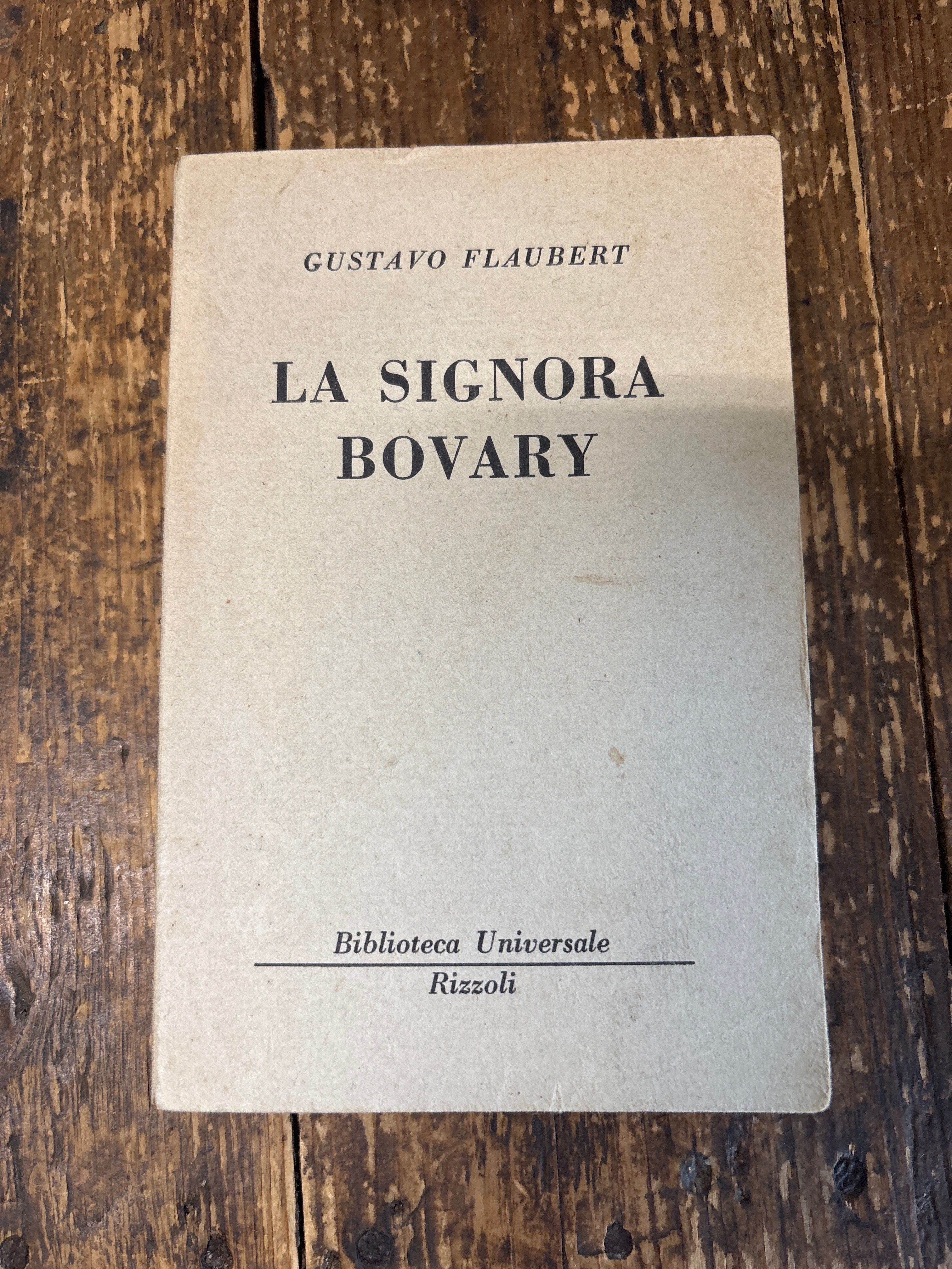 La signora bovary