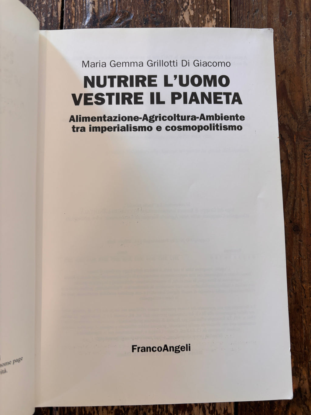 Nutrite l’uomo vestire il pianeta