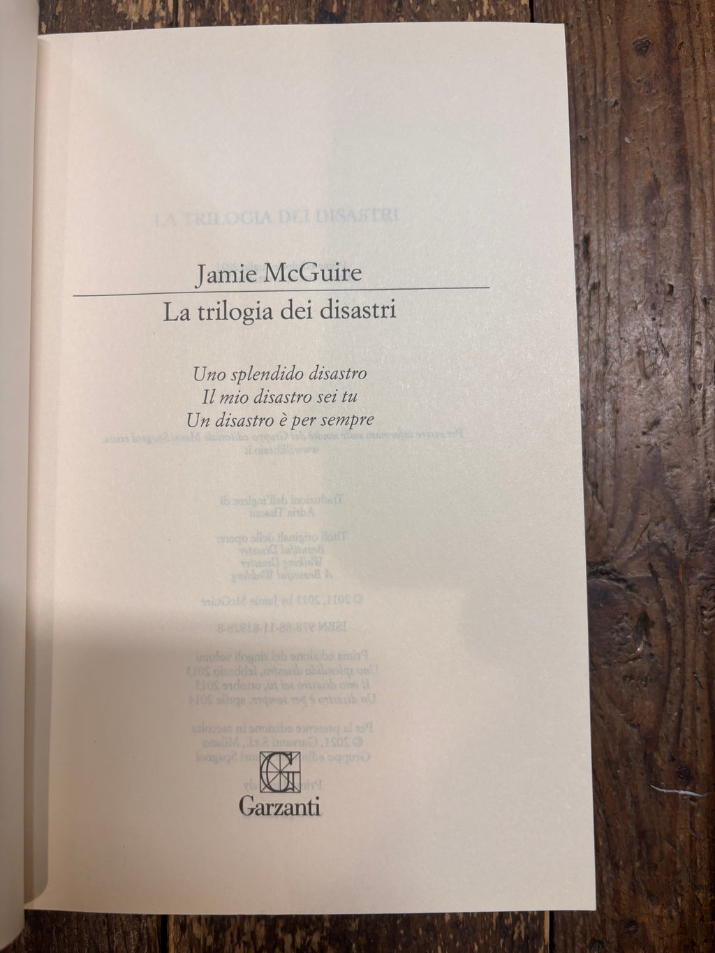 La Trilogia dei Disastri
