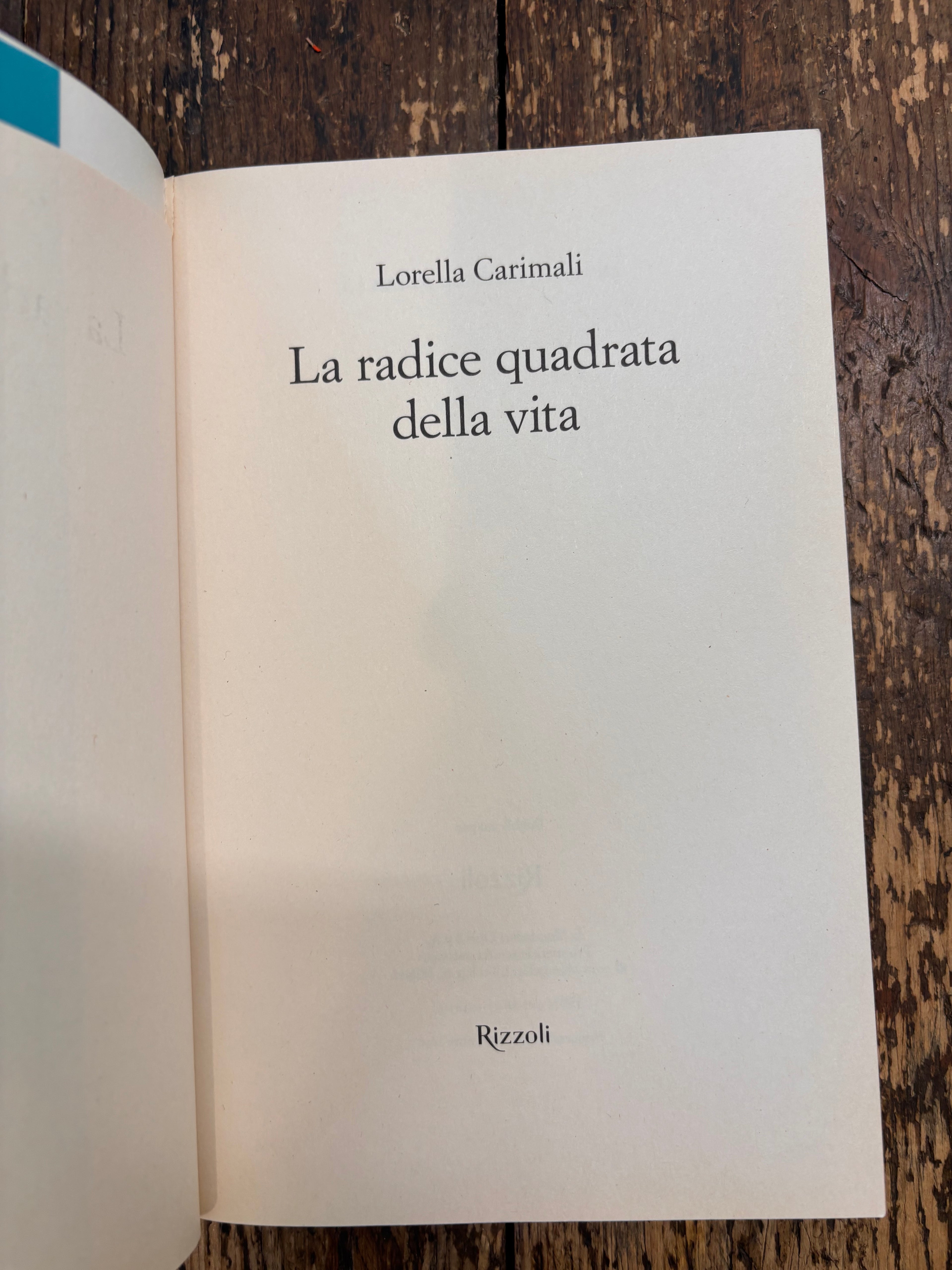 La radice quadrata della vita