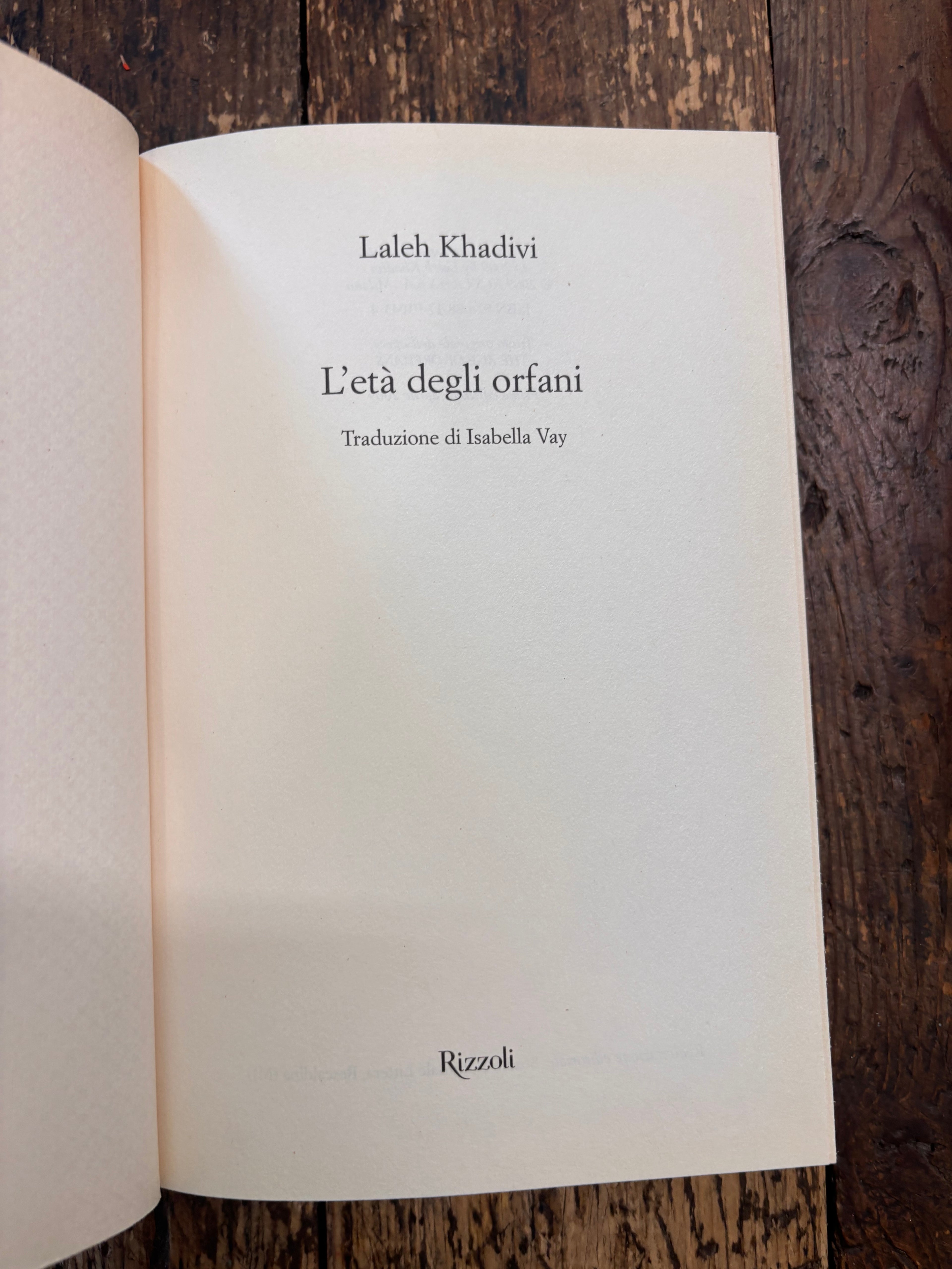 L’età degli Orfani