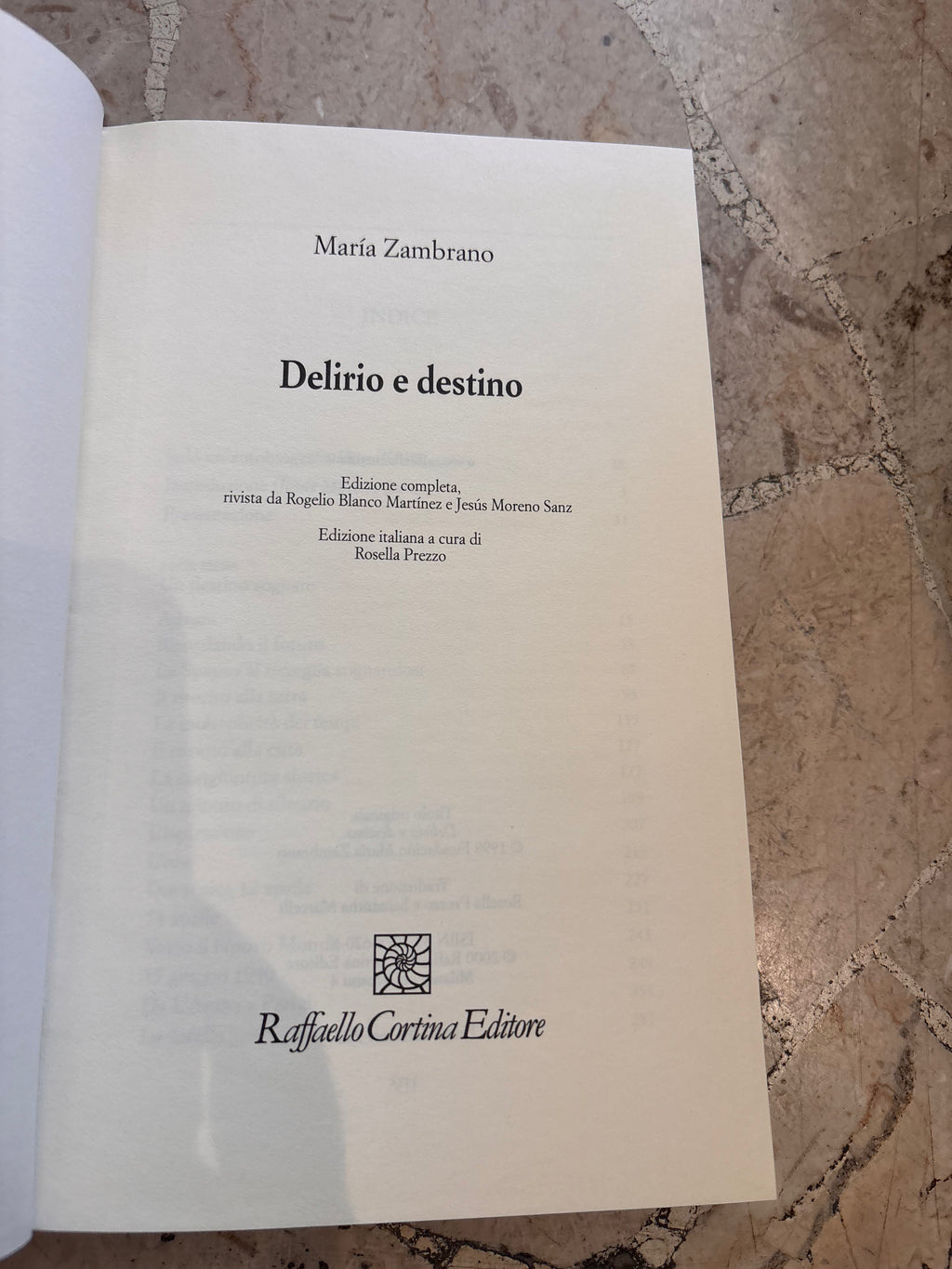 Delirio e destino