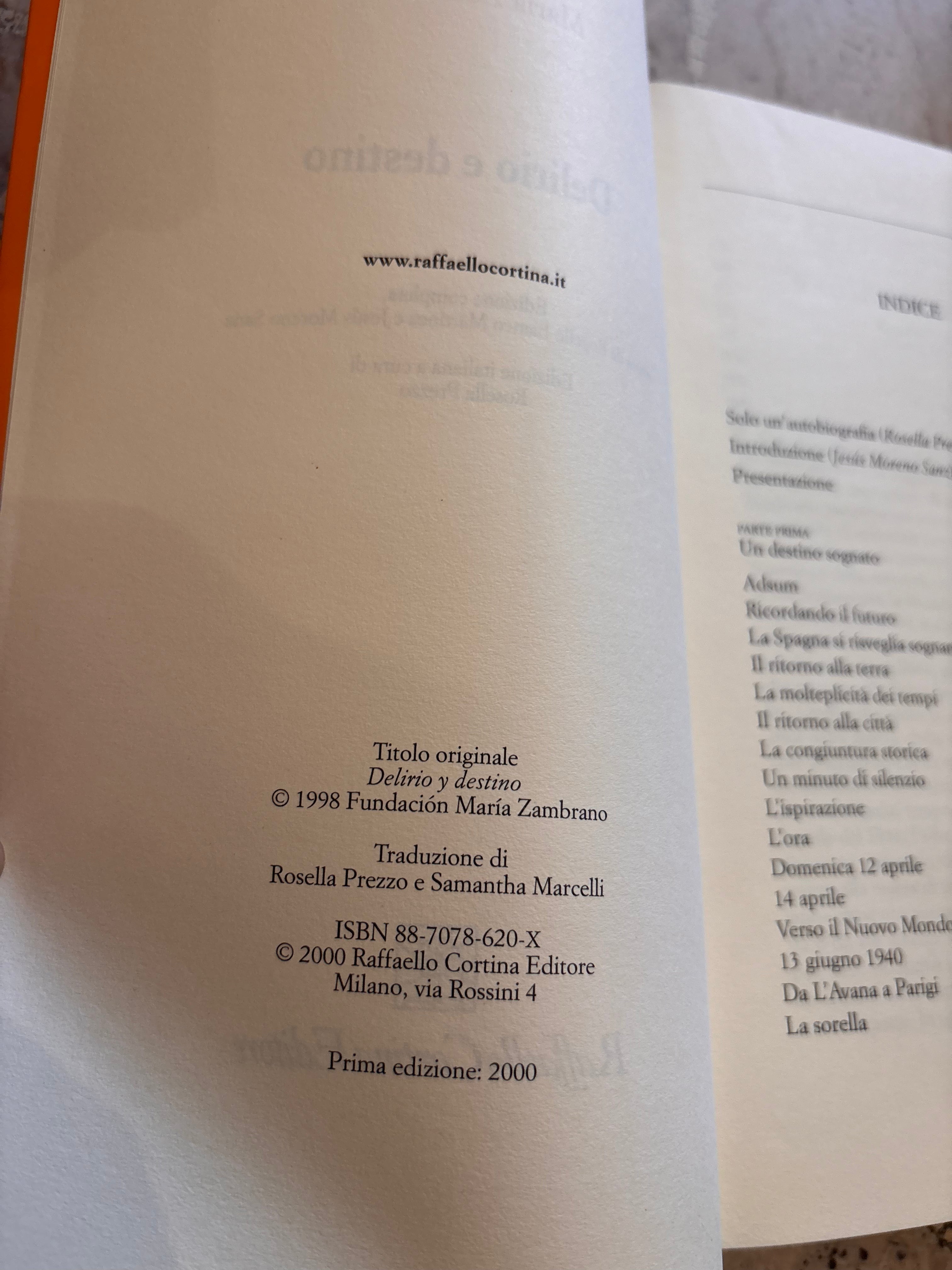Delirio e destino