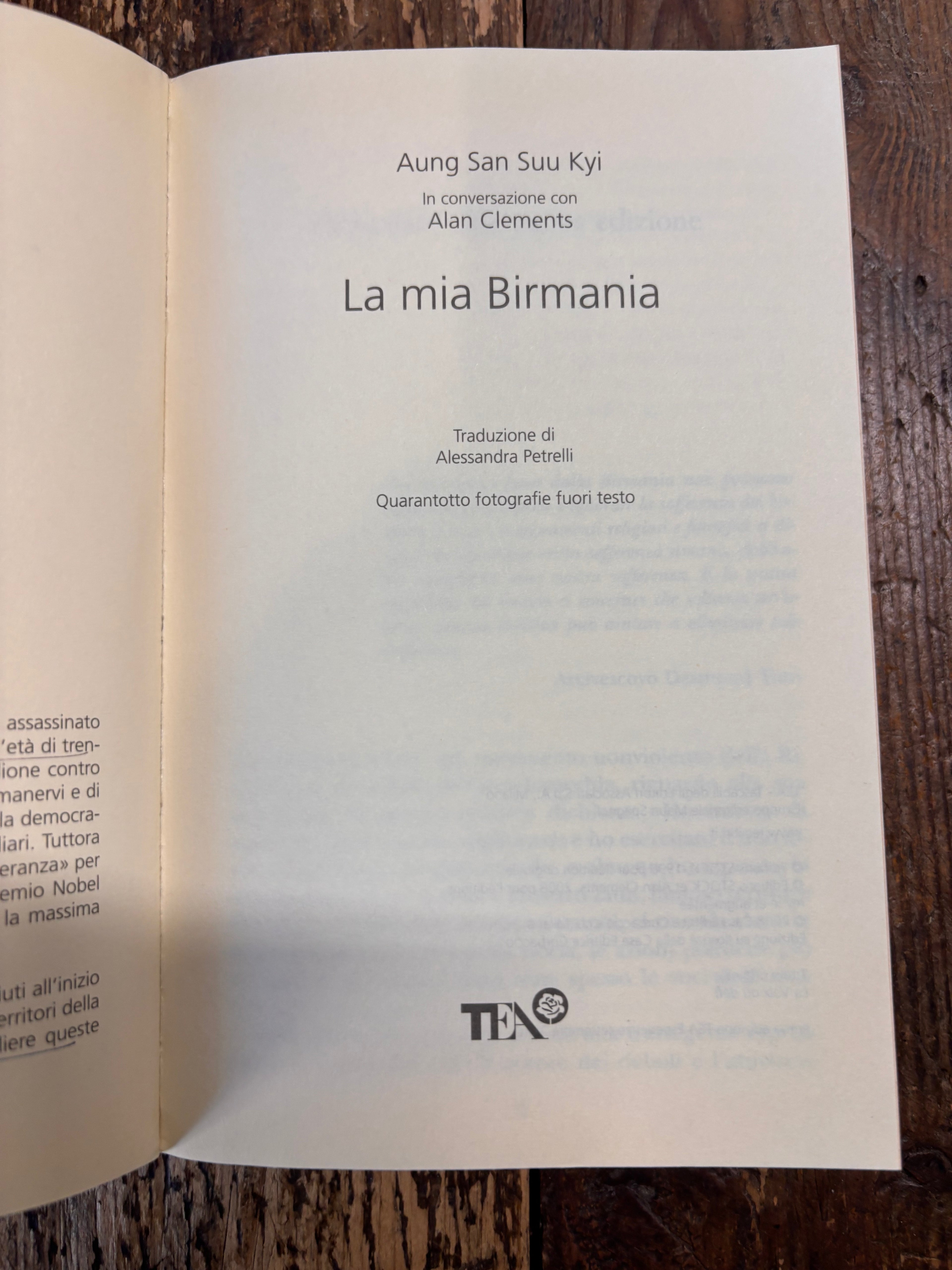 La mia Birmania