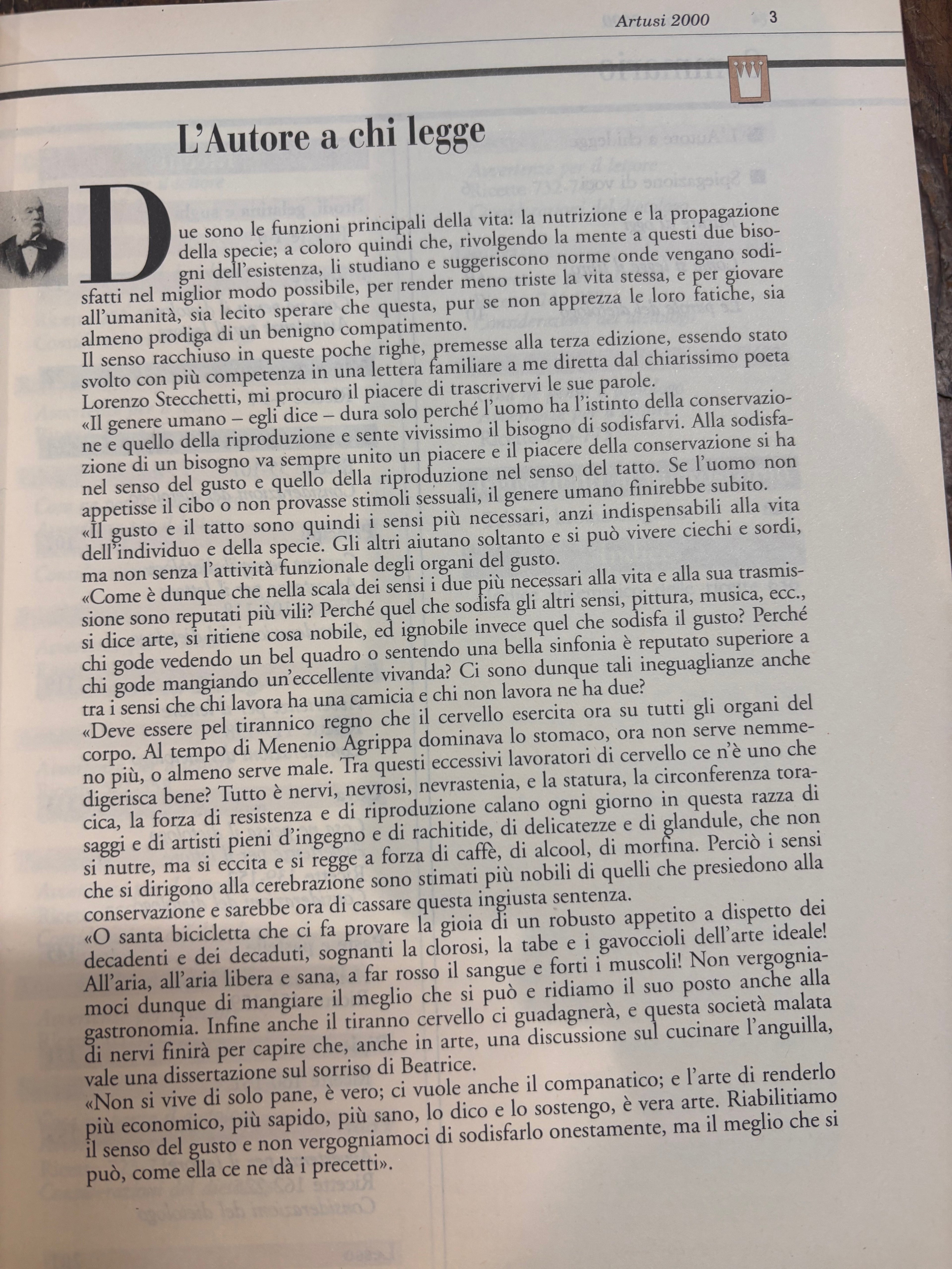 Artusi - Consigli del dietologo