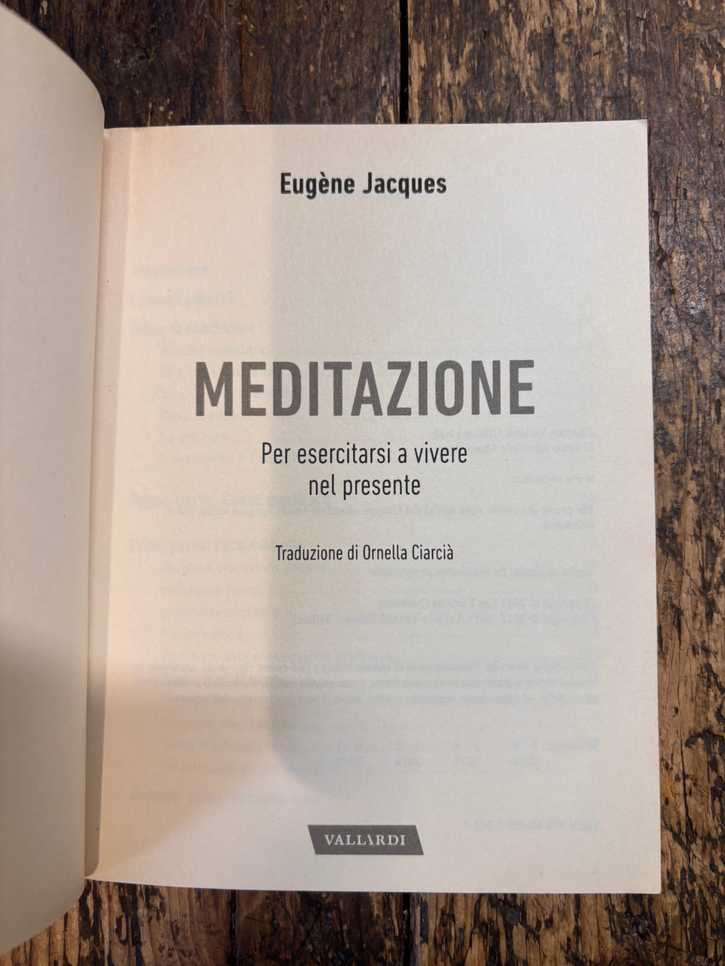 Meditazione  - Per esercitarsi a vivere nel presente