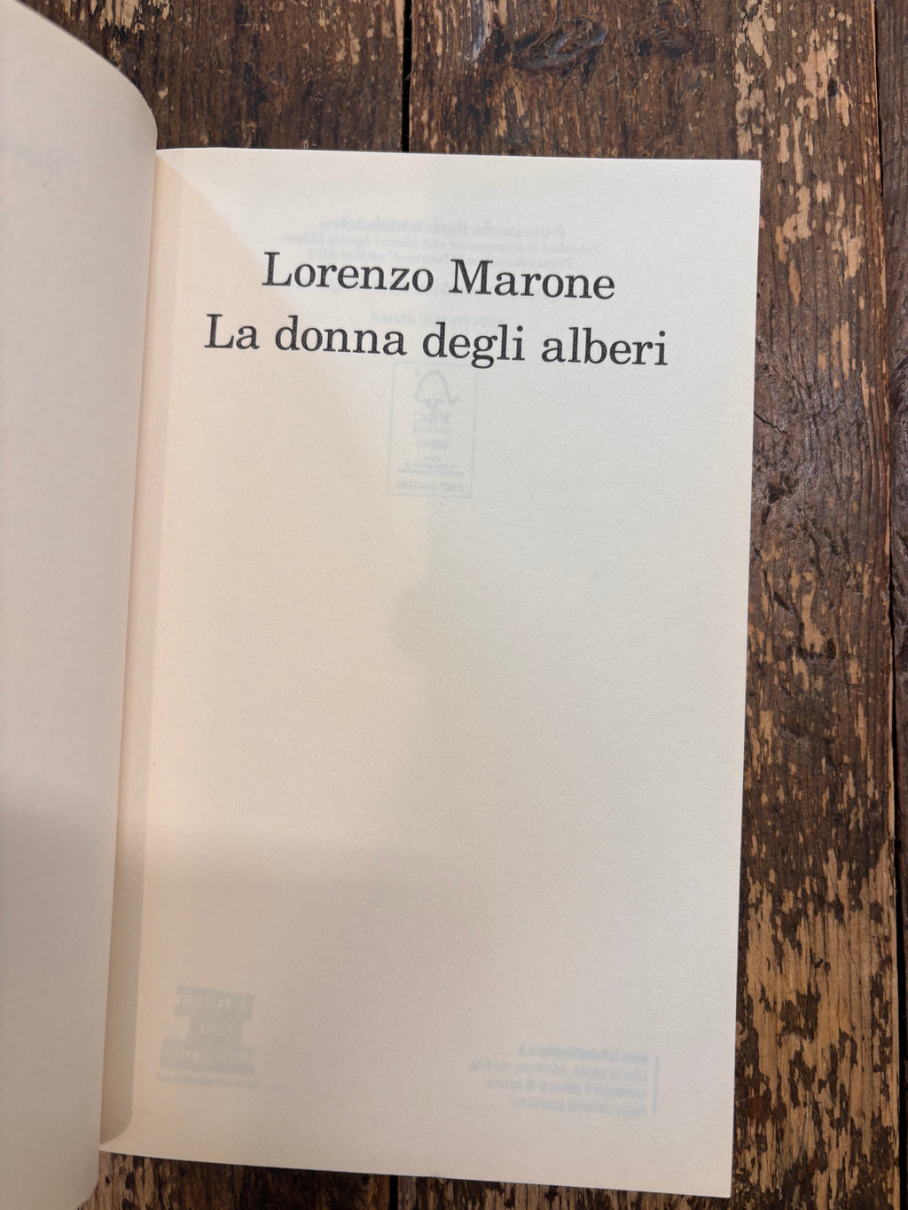 La donna degli alberi