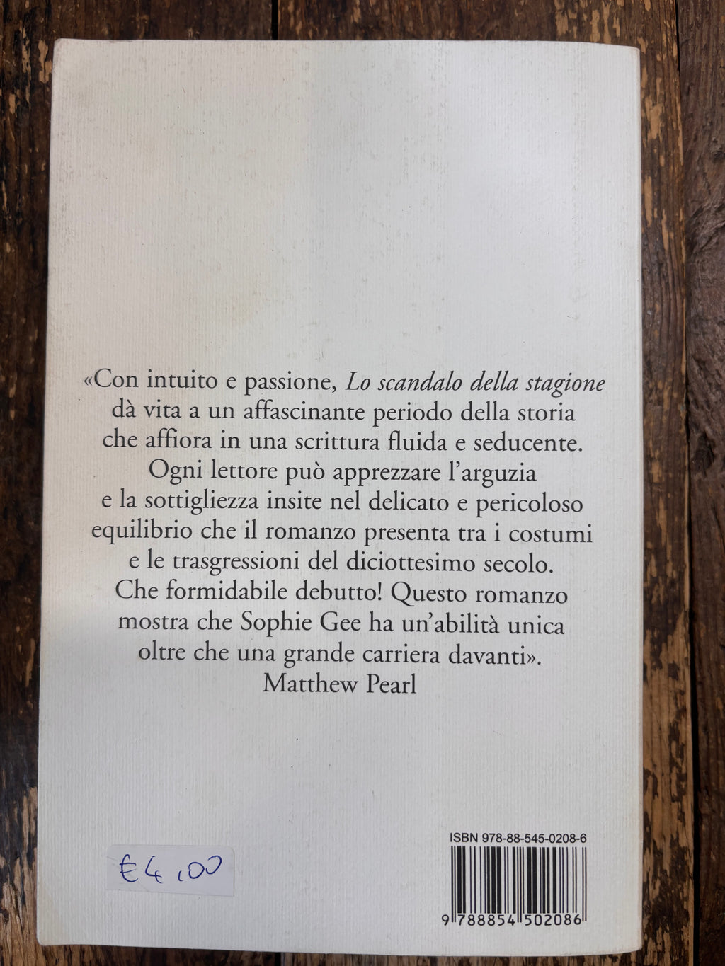 Lo scandalo della stagione