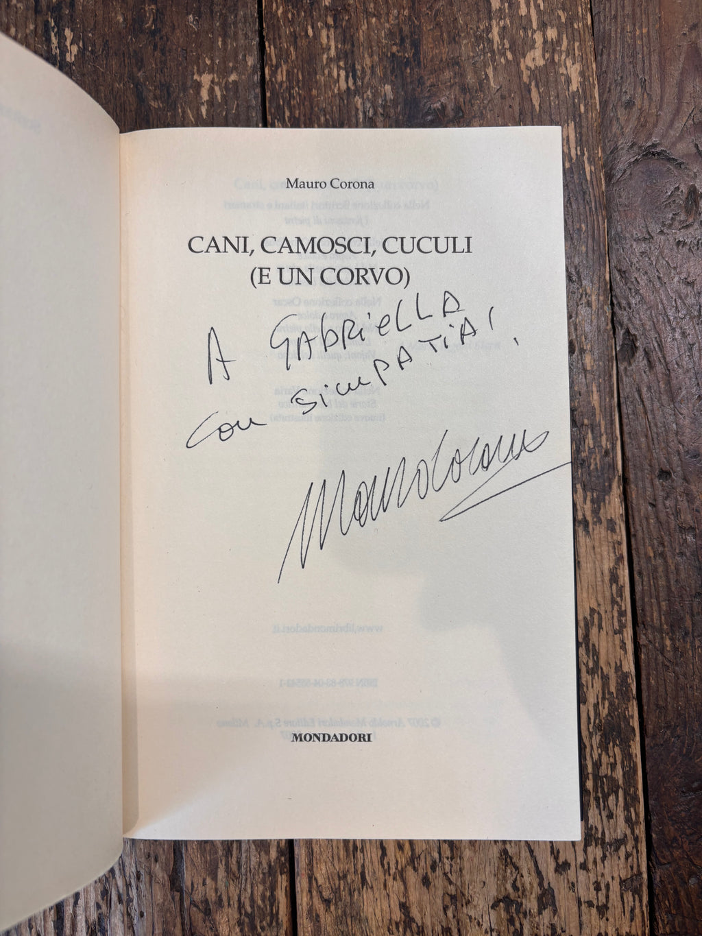 Cani, Camosci, Cuculi e un corvo