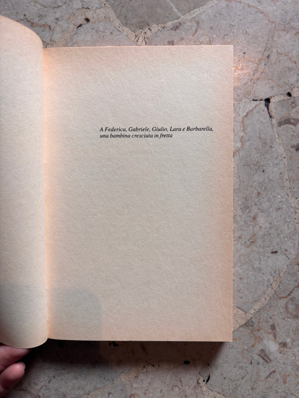 La tenerezza e la paura