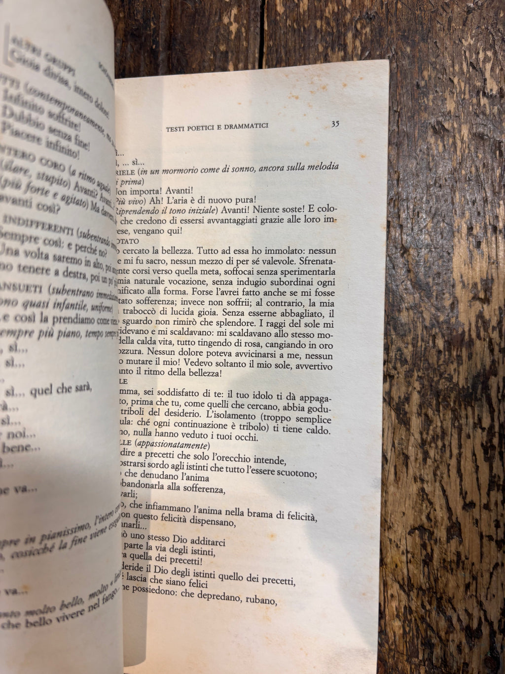 Testi Poetici e drammatici