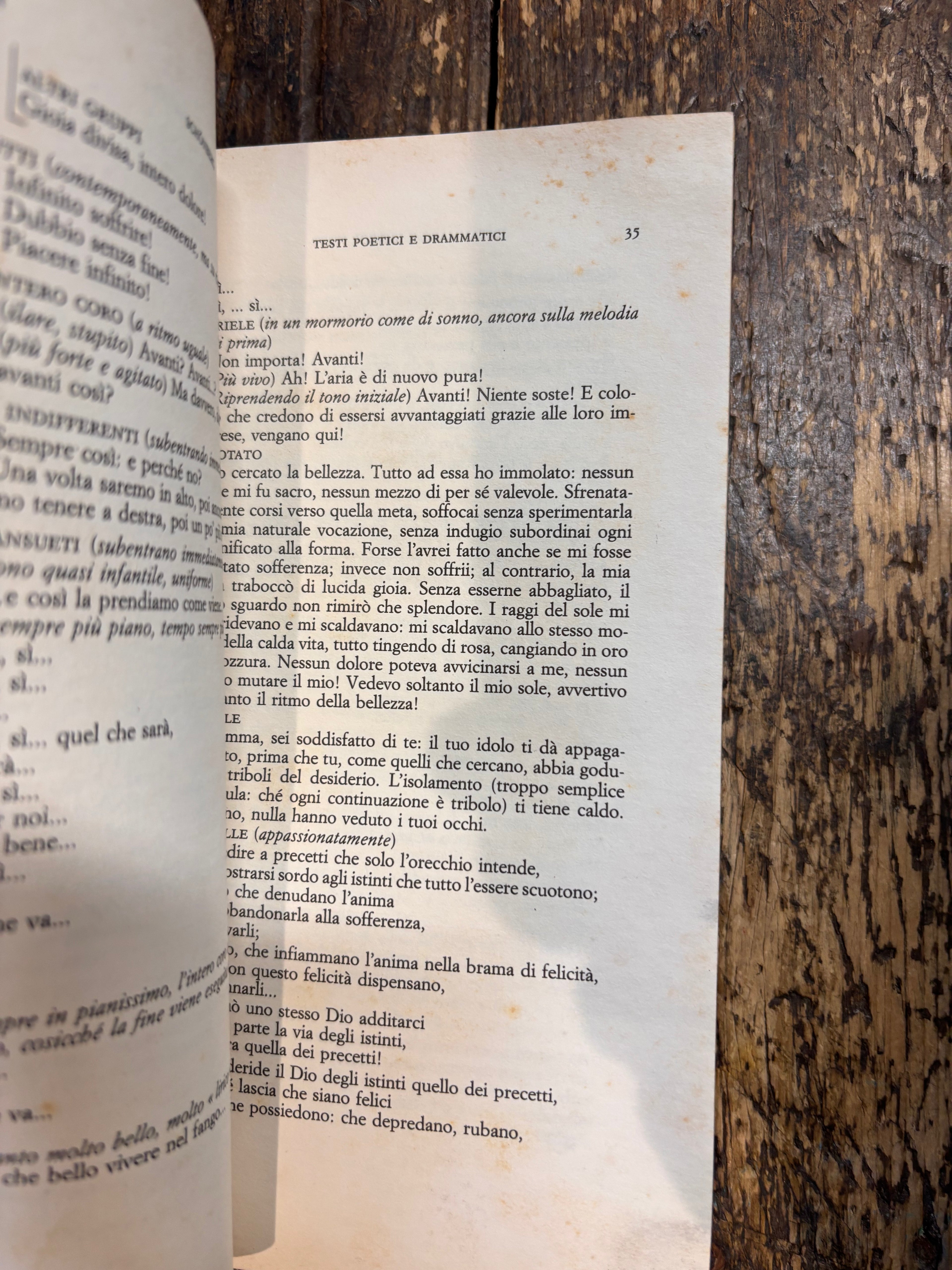 Testi Poetici e drammatici