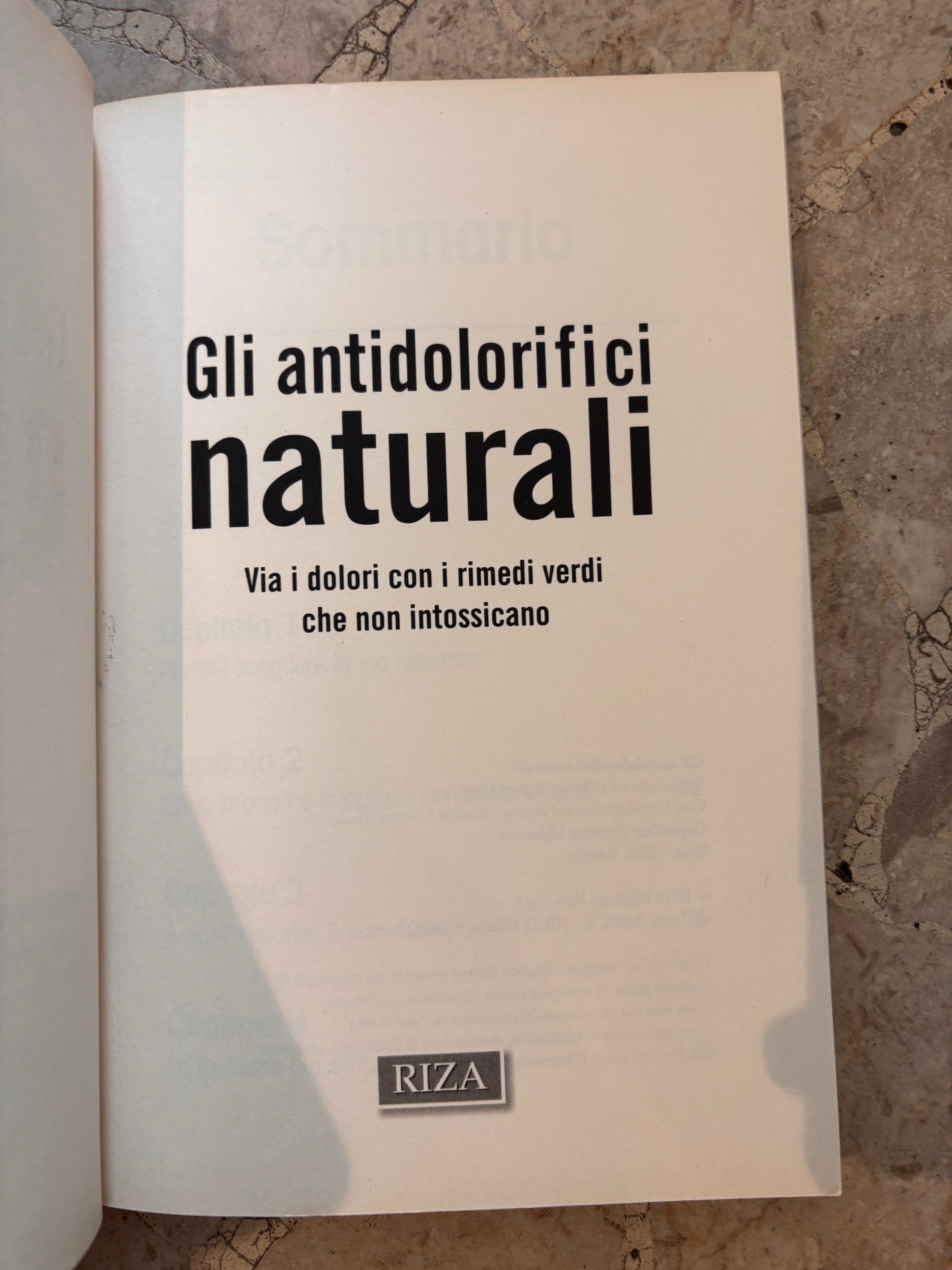 Gli antidolorifici naturali