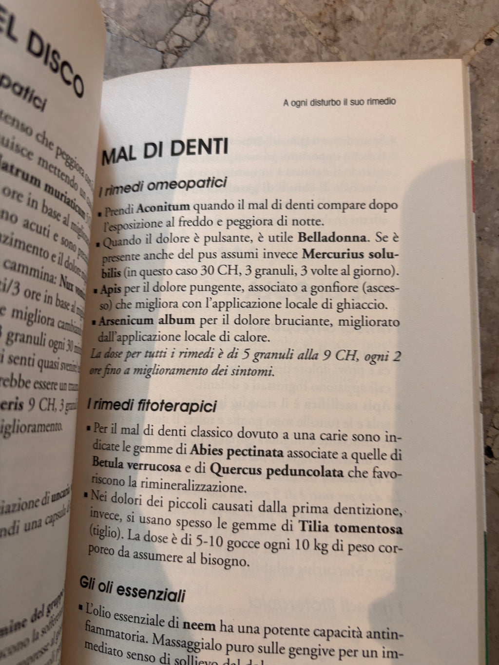 Gli antidolorifici naturali