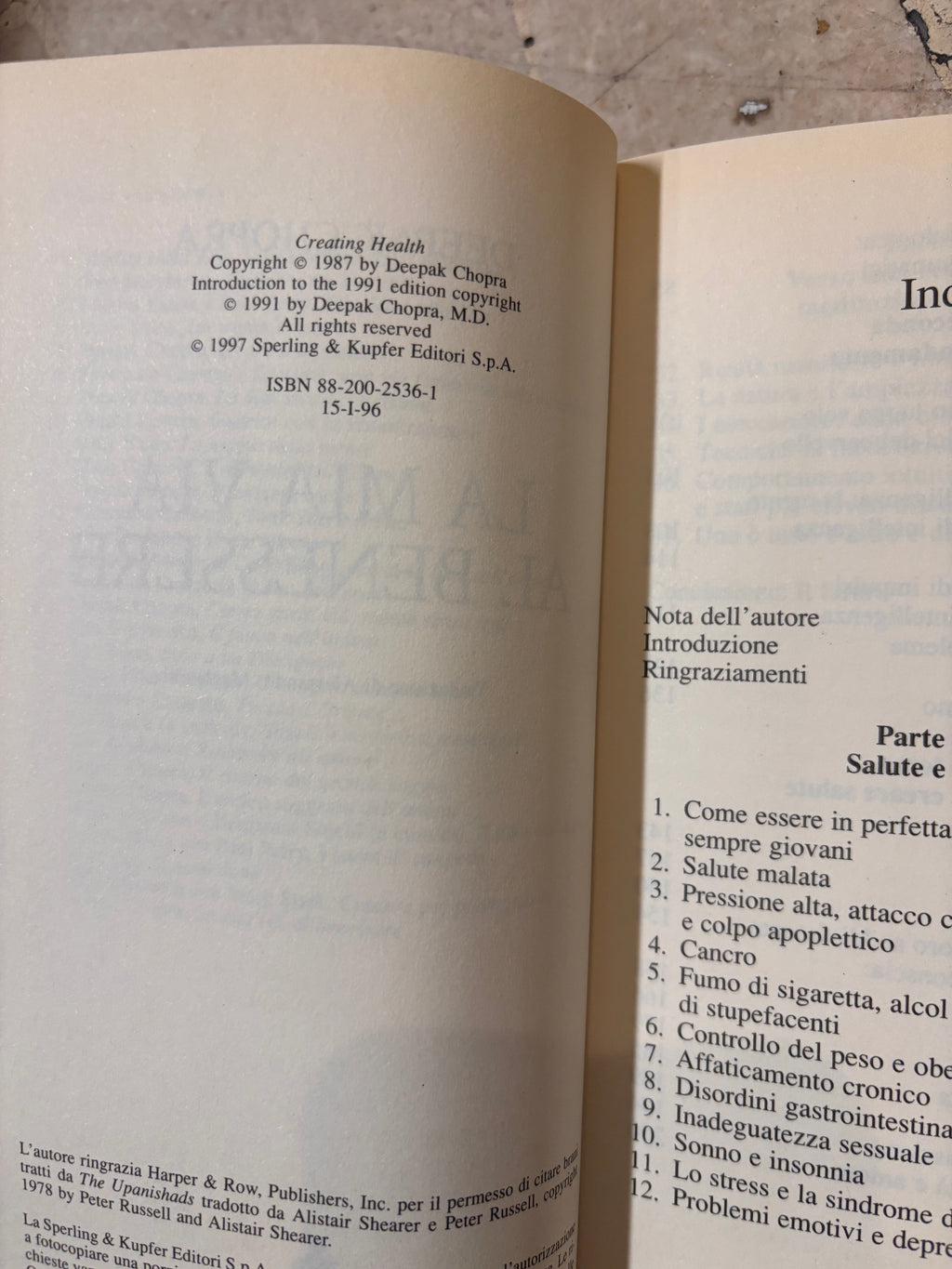 La mia Via al benessere