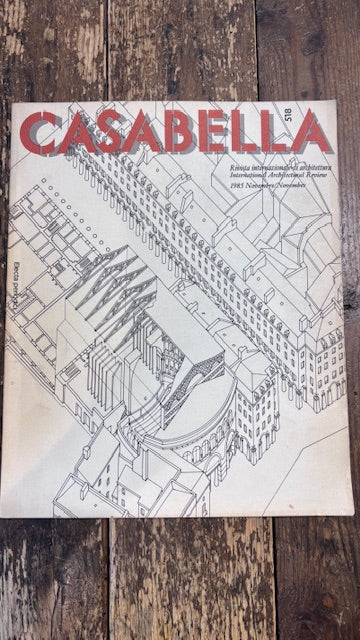 Casabella numero 518 Novembre 1985