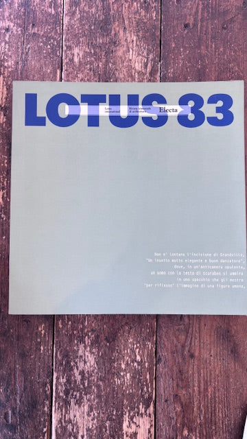Rivista Lotus 83
